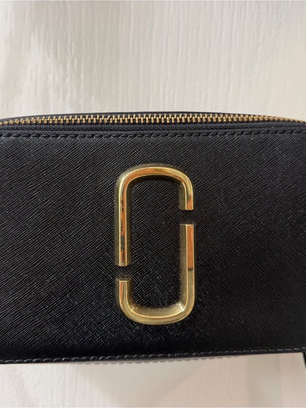 Marc Jacobs Black Crossbody with Gold Double-J Hardware